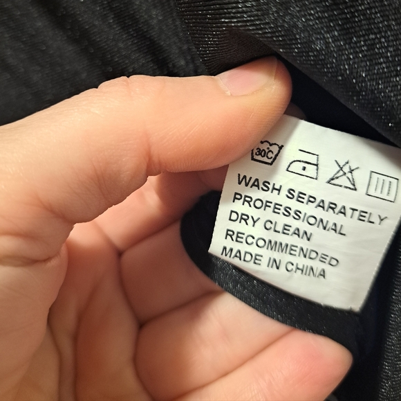 Statement Black Ruffled Wide-Leg Jumpsuit Women's Size M Party - Picture 6 of 6